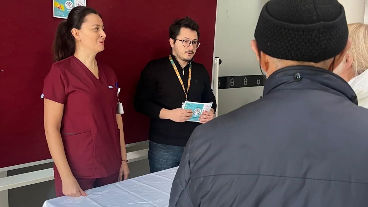 Adnan Menderes Üniversitesi Hastanesi'nde Tüberküloz Bilgilendirmesi