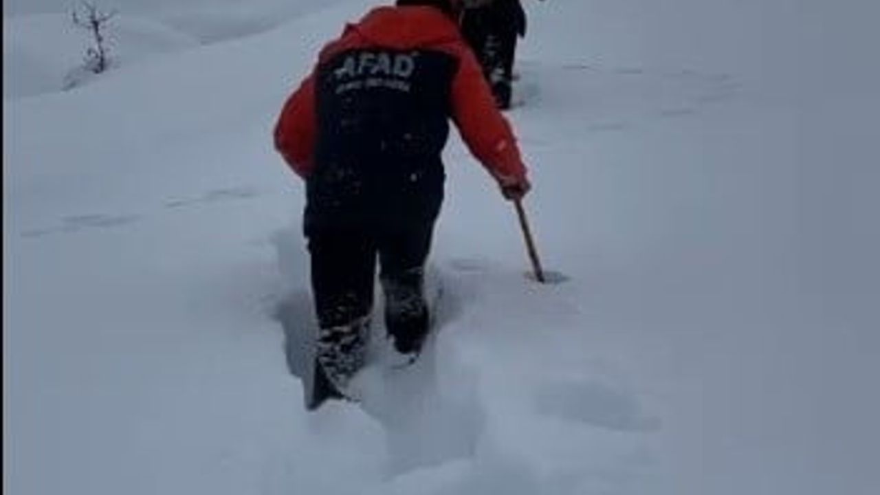 AFAD Ekipleri Kar Altında Zorlu Görevde