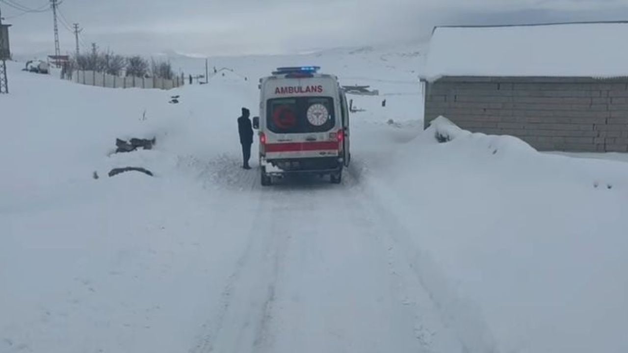 Ağrı'da Kar Yağışı Sonrası Sağlık Ekipleri Seferber Oldu
