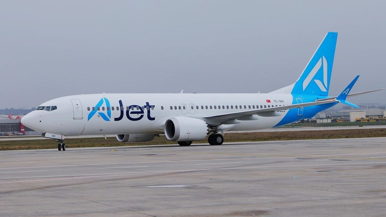 AJet Filosuna Üç Yeni Boeing 737-8 MAX Uçağı Katıldı
