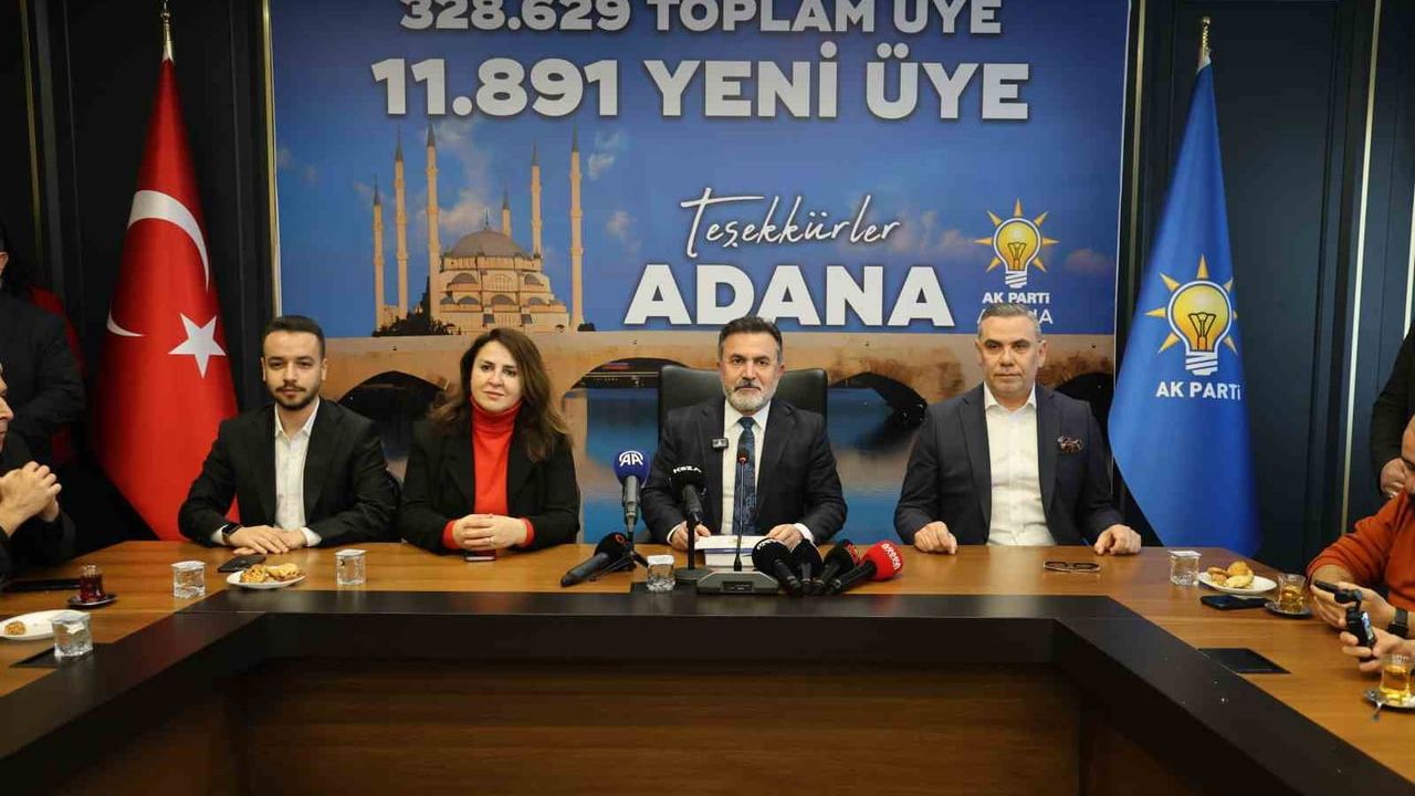 AK Parti Adana'da Üye Sayısını Arttırıyor