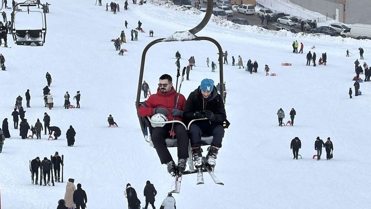 Akdağ Kayak Merkezi Sömestir Tatilinde Yoğun İlgi Gördü