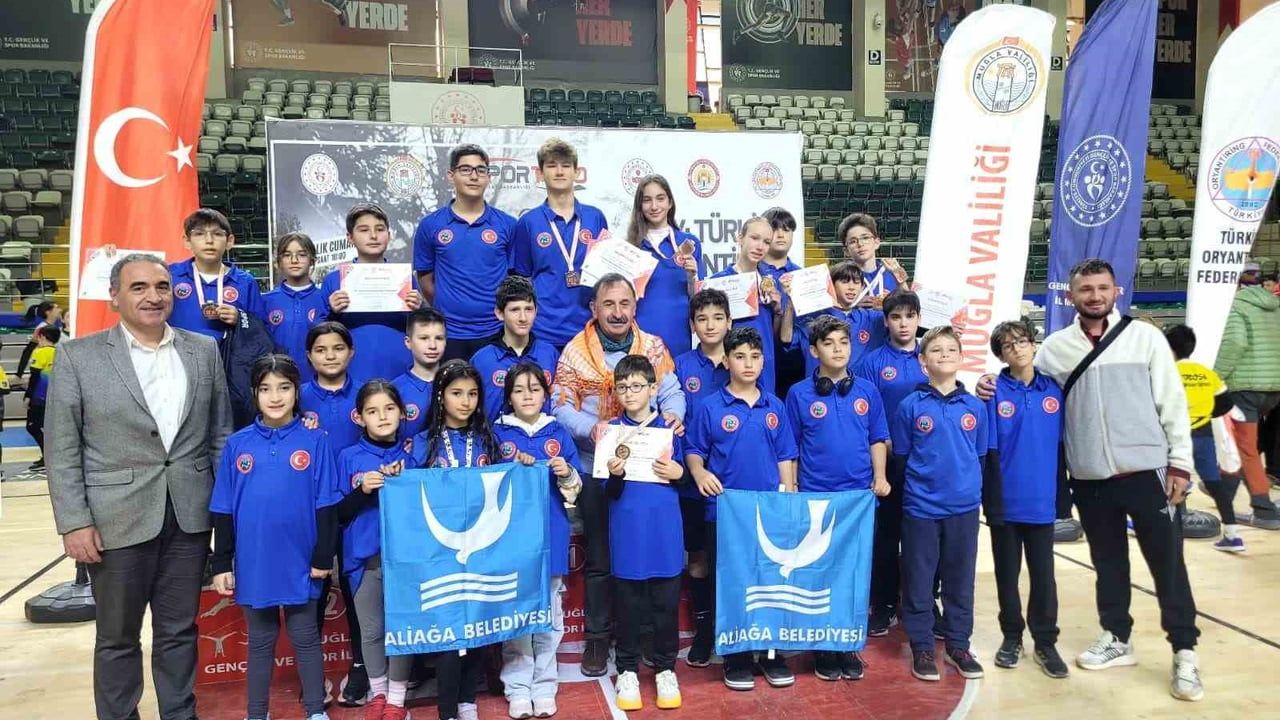 Aliağalı Oryantiringcilerden Muğla'da Başarı