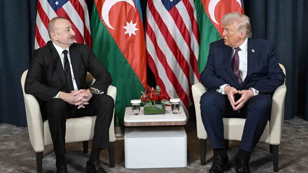 Aliyev ve Trump Davos'ta Bir Araya Geldi