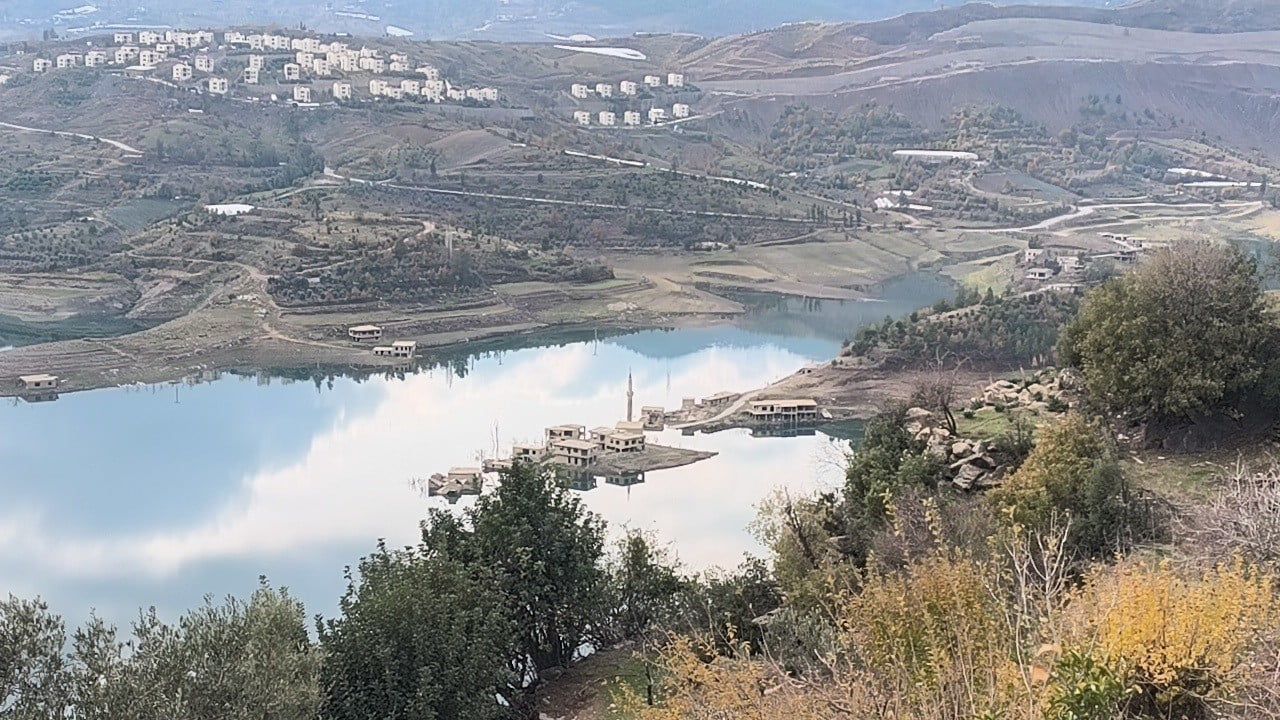 Anamur'da Sular Altında Kalan Akine Köyü'nün Minaresi