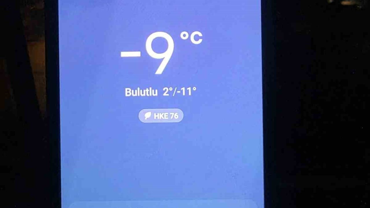 Ankara'da Dondurucu Soğuk Hava Etkisini Sürdürüyor