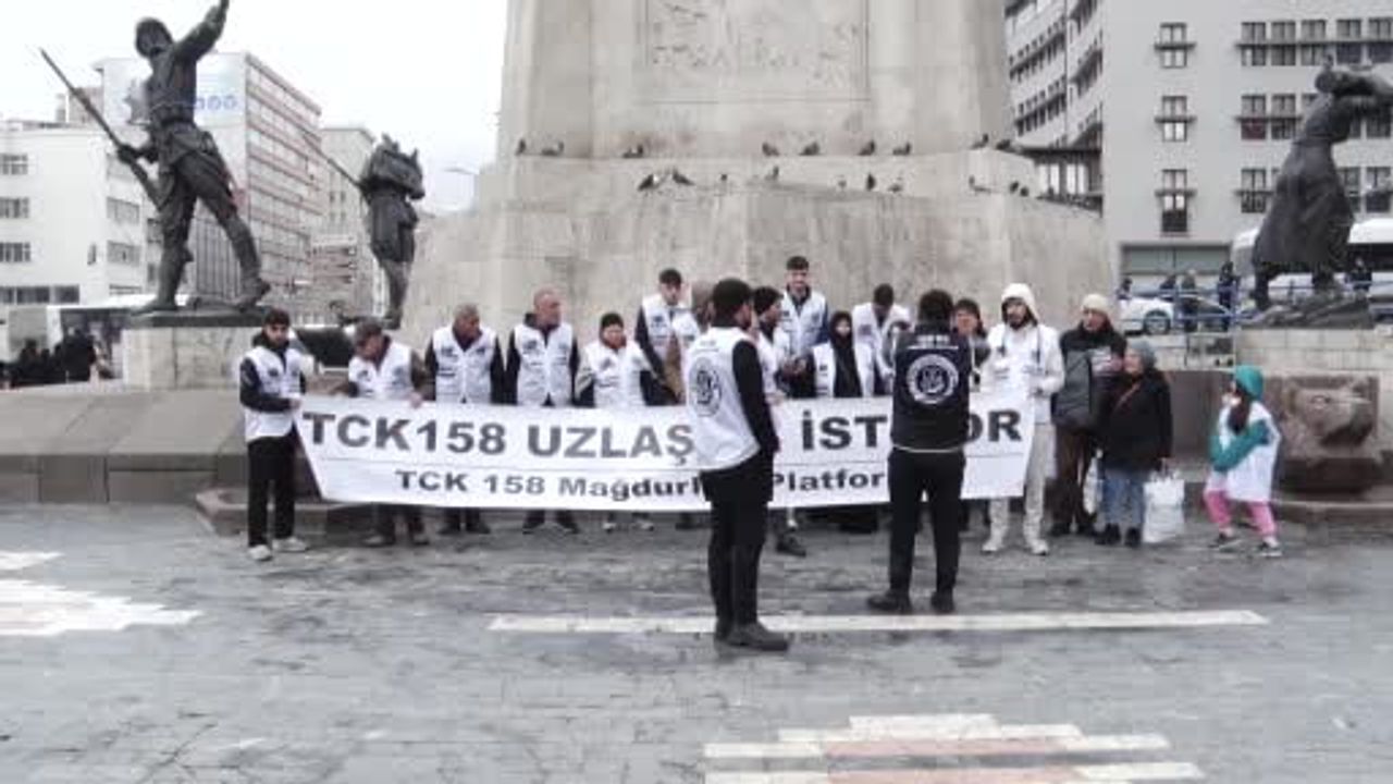 Ankara'da IBAN Mağdurları Eylemi