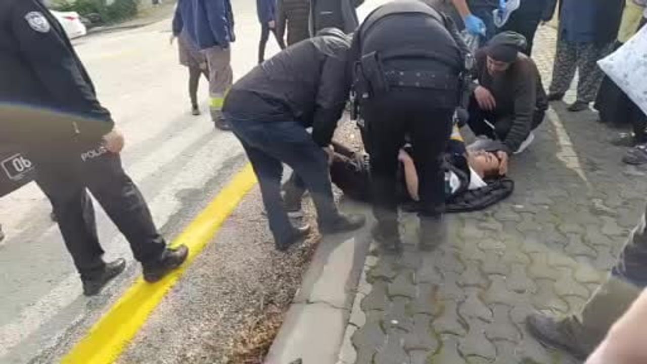 Ankara'da Motosiklet Kazası: Köpeğe Çarpmamak İçin Yaralandı