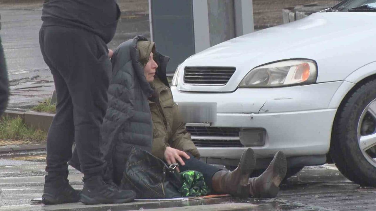 Ankara'da Yaya Geçidinde Kaza: Kadın Yaralandı