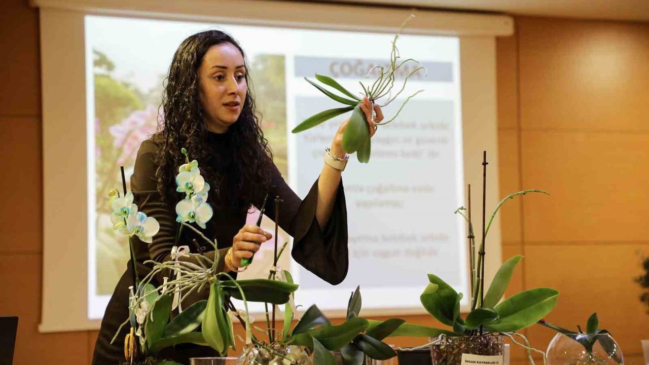 Antalya'da Orkide Bakımı Eğitimi Düzenlendi