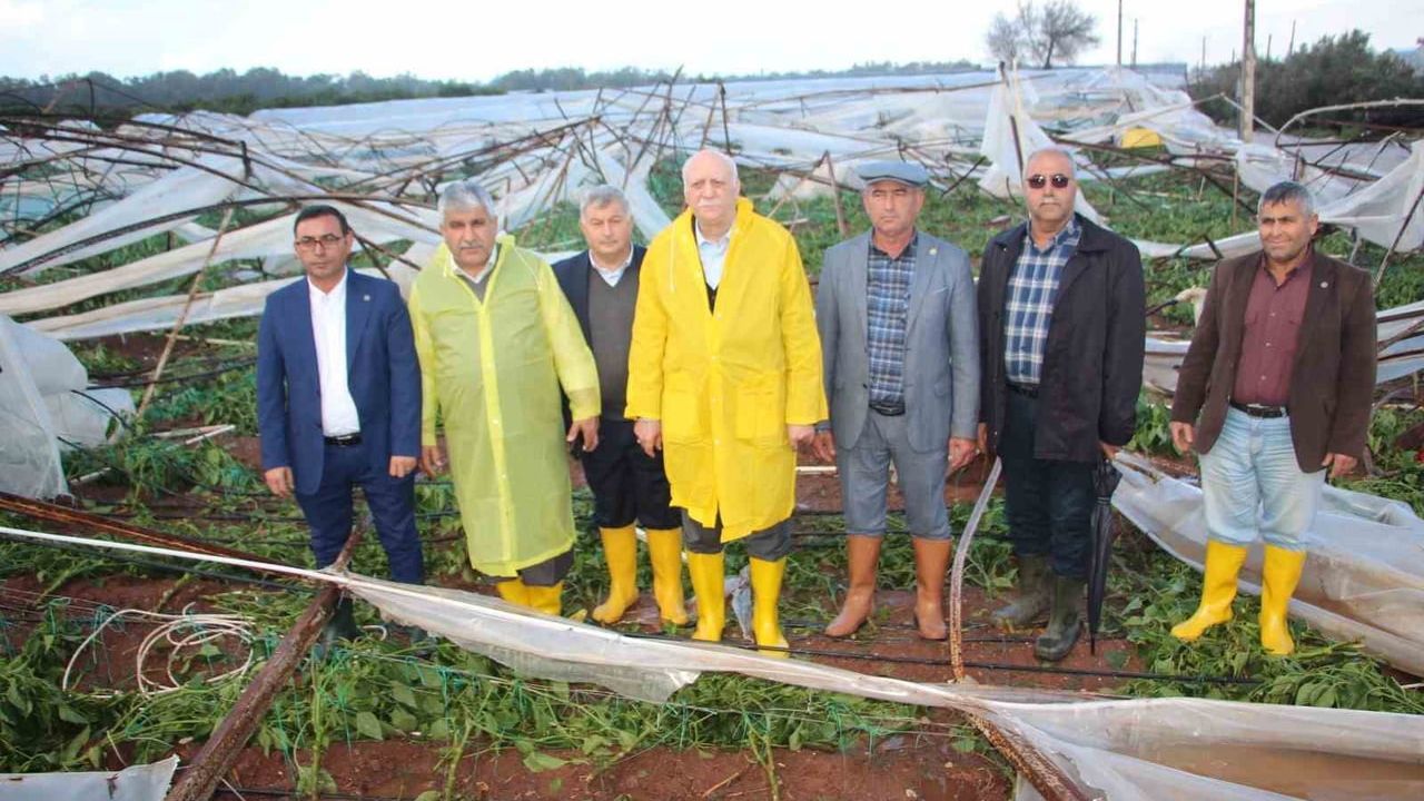 Antalya'daki Üreticilere Sel ve Hortum İçin Destek Talebi
