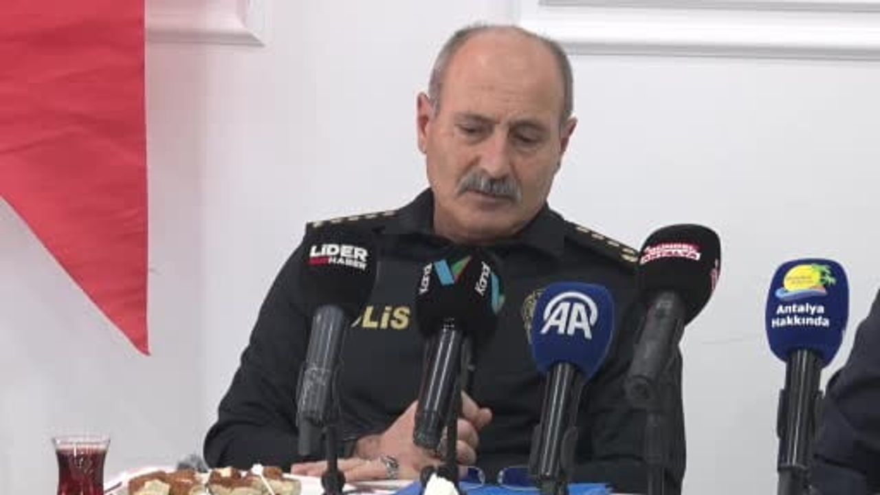 Antalya Emniyet Müdürü'nden Uyuşturucu ile Mücadele Vurgusu