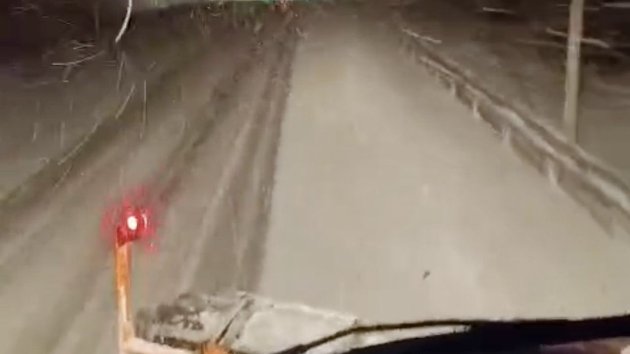 Antalya-Konya Karayolunda Kar Yağışı Başladı