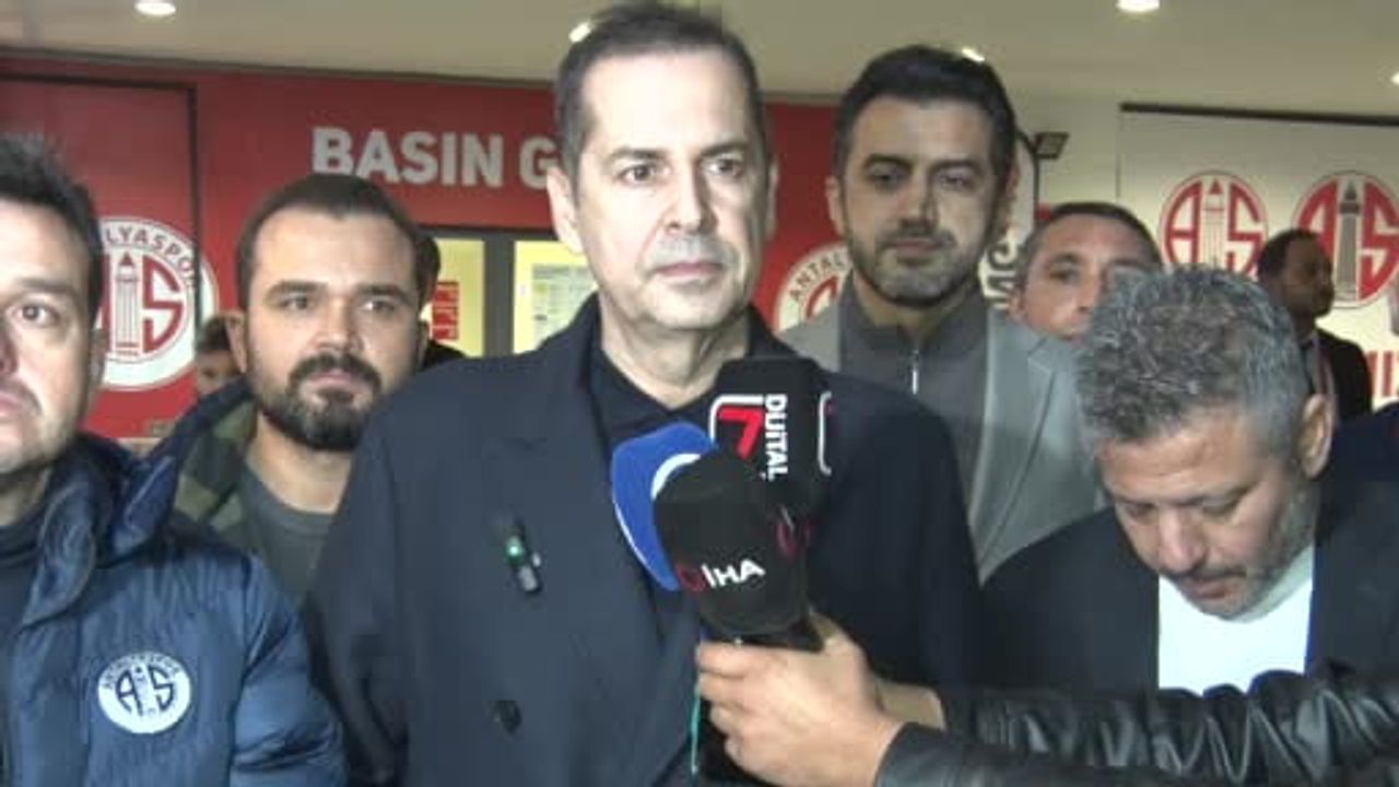 Antalyaspor Başkanı Rıza Perçin'den Takım Değerlendirmesi