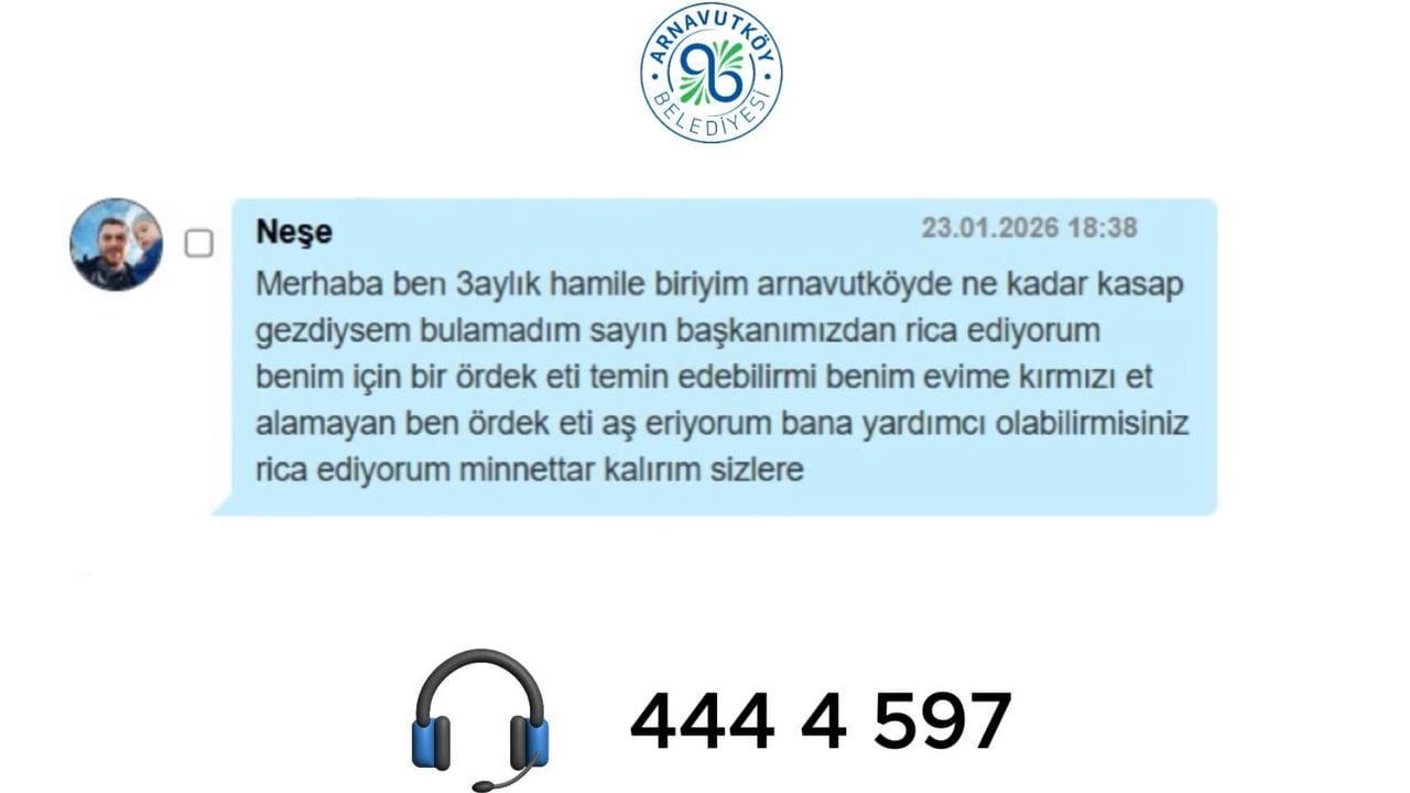 Arnavutköy Belediyesinden Hızlı Yanıt: 3 Aylık Hamile Anne Adayının İsteği Karşılandı