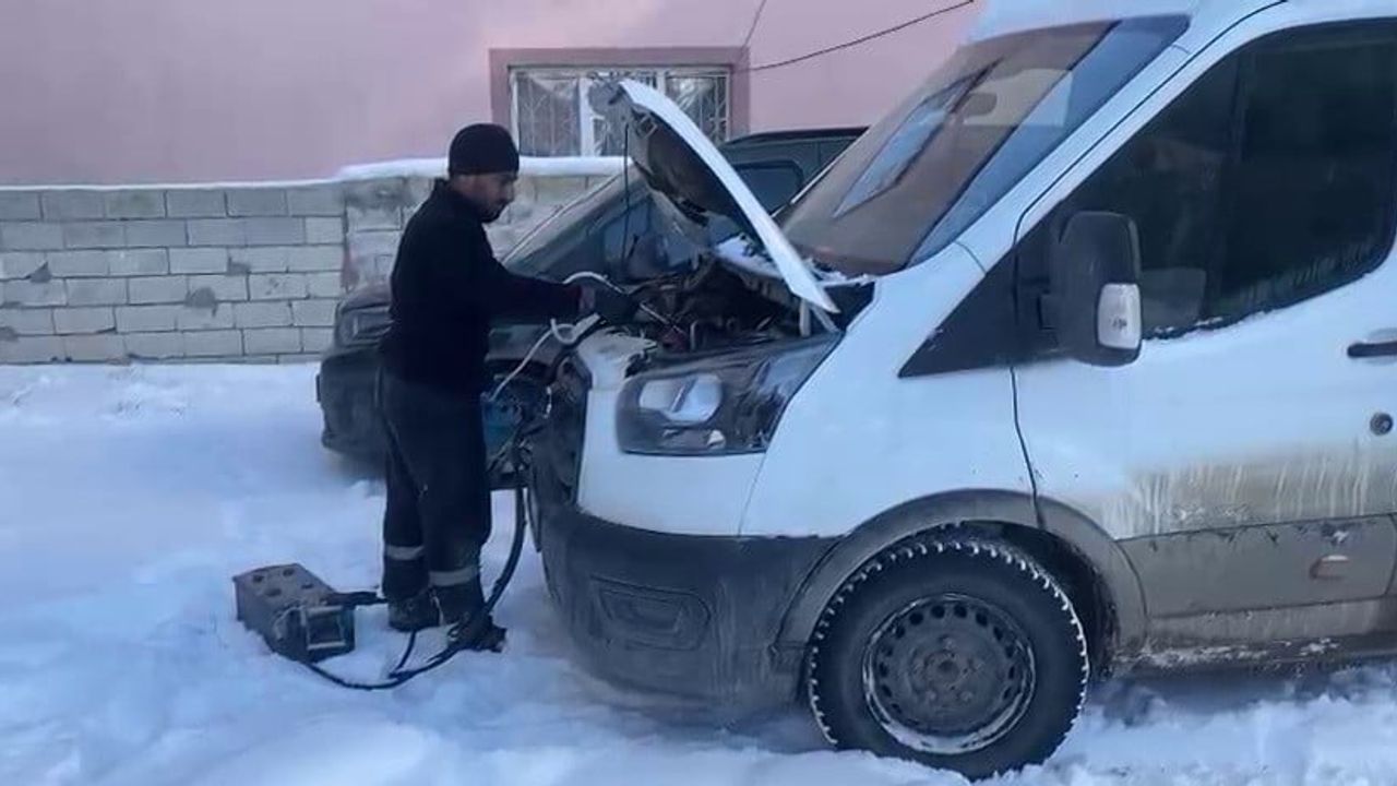 Aşkale'de Sibirya Soğukları Hissediliyor