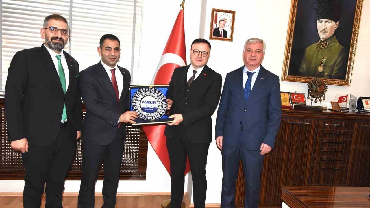 ASKON'dan Yakutiye Kaymakamına Ziyaret