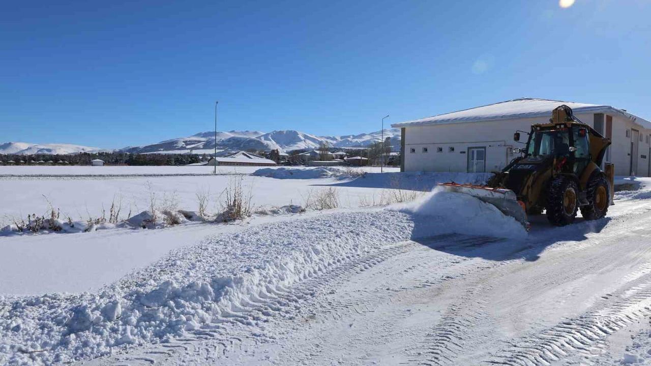 Atatürk Üniversitesi'nde Karla Mücadele Çalışmaları Devam Ediyor