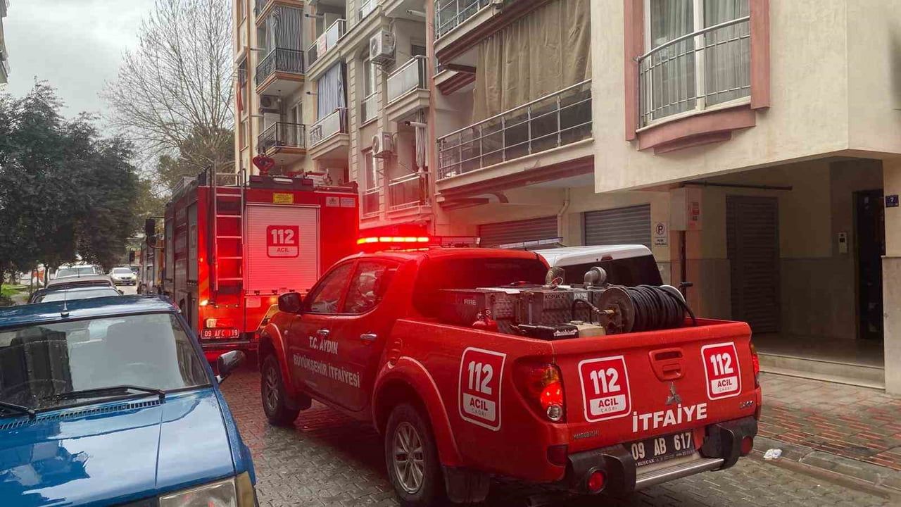 Aydın'da Aspiratör Yangını Panik Yarattı
