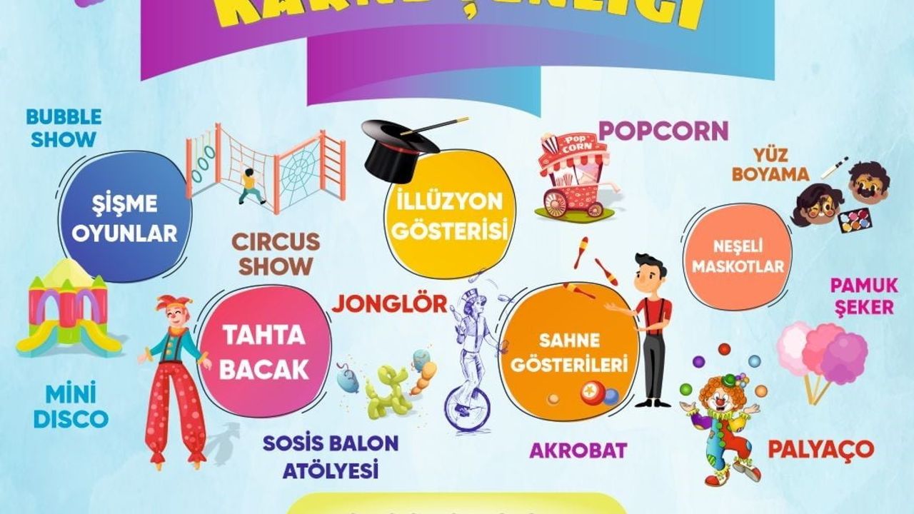 Aydın'da Çocuklar İçin Karne Şenliği Coşkusu