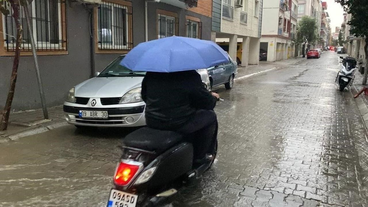 Aydın'da Sağanak Yağış Uyarısı