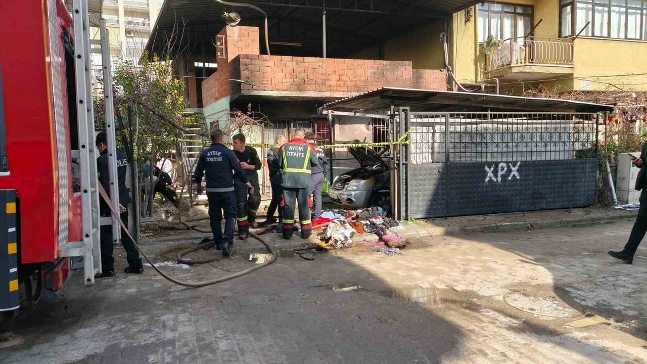 Aydın'da Trajik Olay: Evi ve Aracını Yaktı, Kendine Zarar Verdi