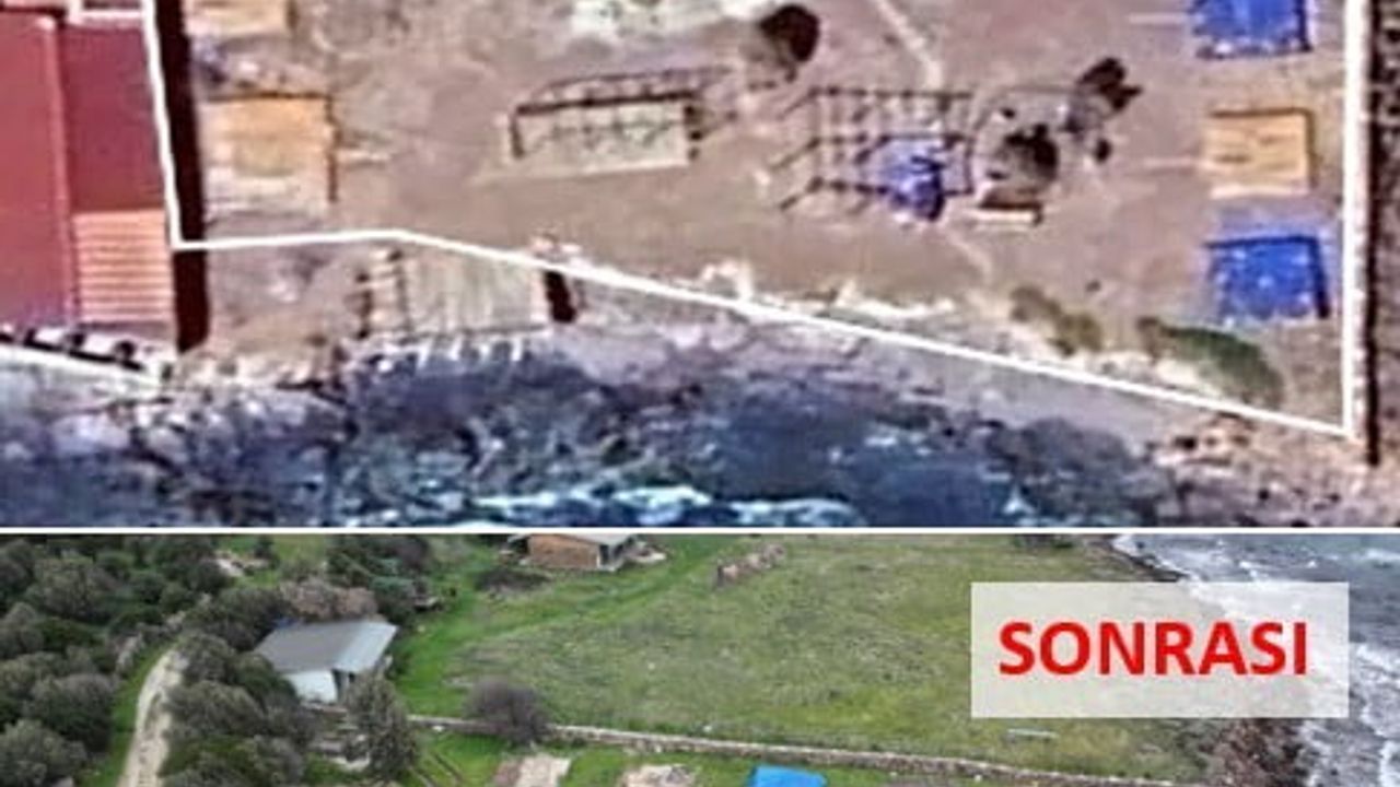 Ayvacık’ta 63 Kaçak Yapı Yıkıldı