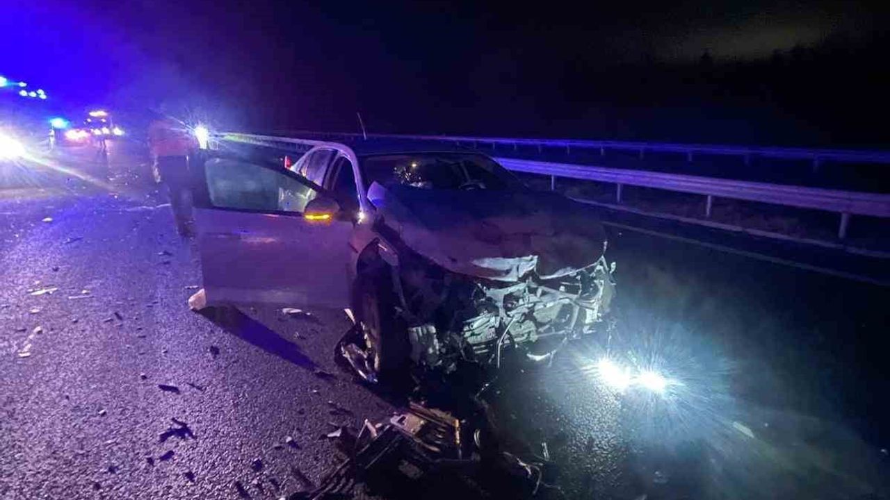 Babaeski'de Otoyolda Kaza: 6 Yaralı