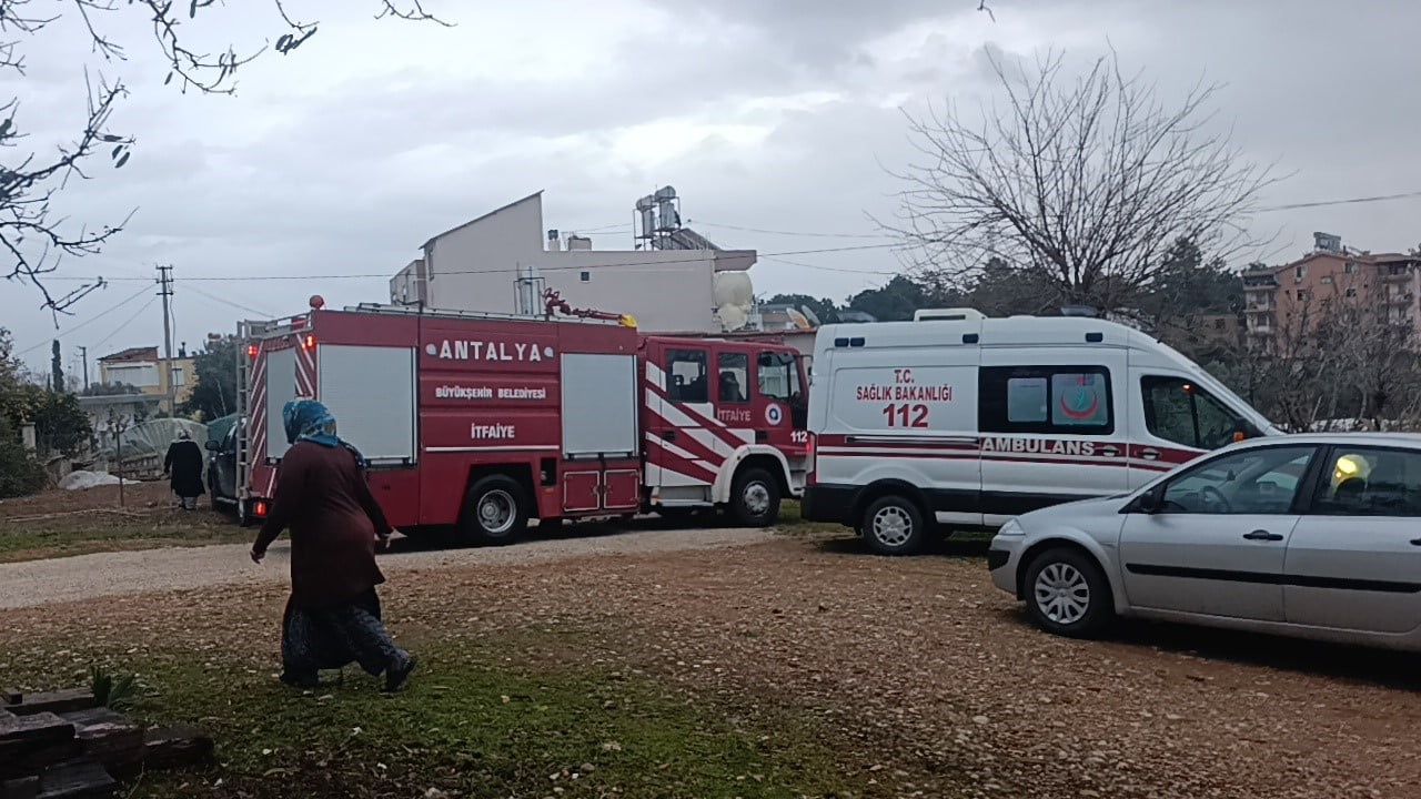 Bacadan Düşen Kıvılcım Yangın Çıkardı