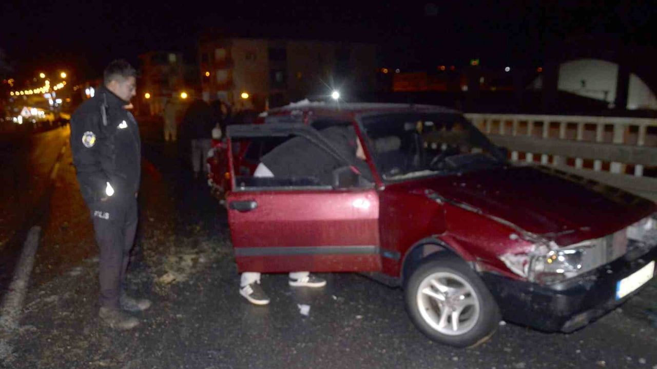 Bafra'da Buzlanma Zincirleme Kazalara Neden Oldu