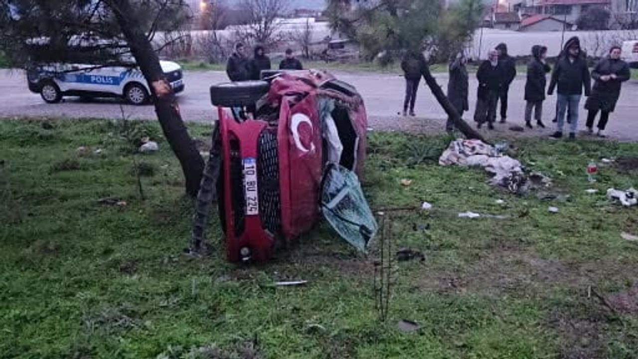 Balıkesir Çevre Yolu'nda Trafik Kazası: 2 Yaralı