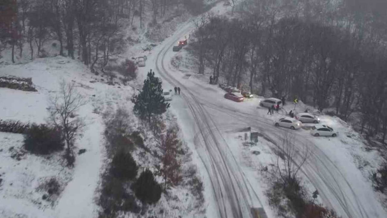 Balıkesir'de Kar Hasreti Dağlarda Son Buldu