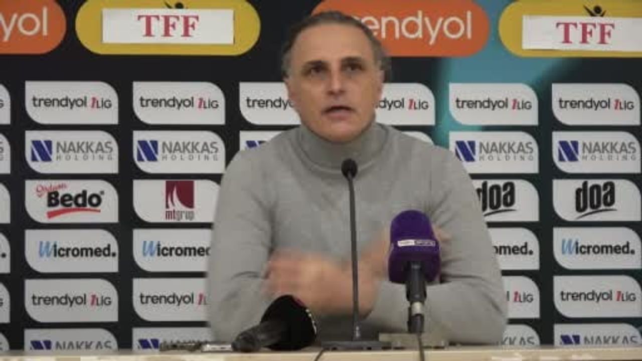 Bandırmaspor Teknik Direktörü Mustafa Gürsel: "Kazandığımız için mutluyuz"