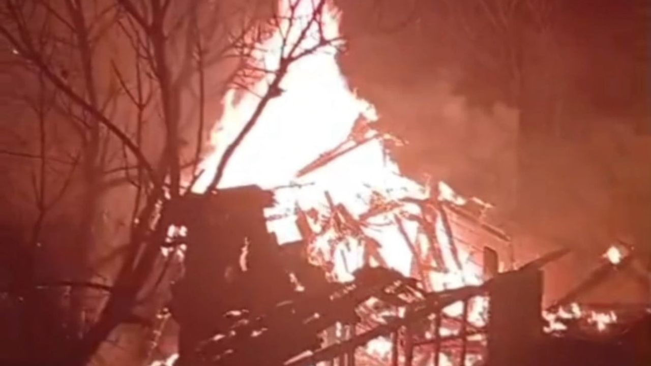 Bartın'da Gece Yangın Paniği