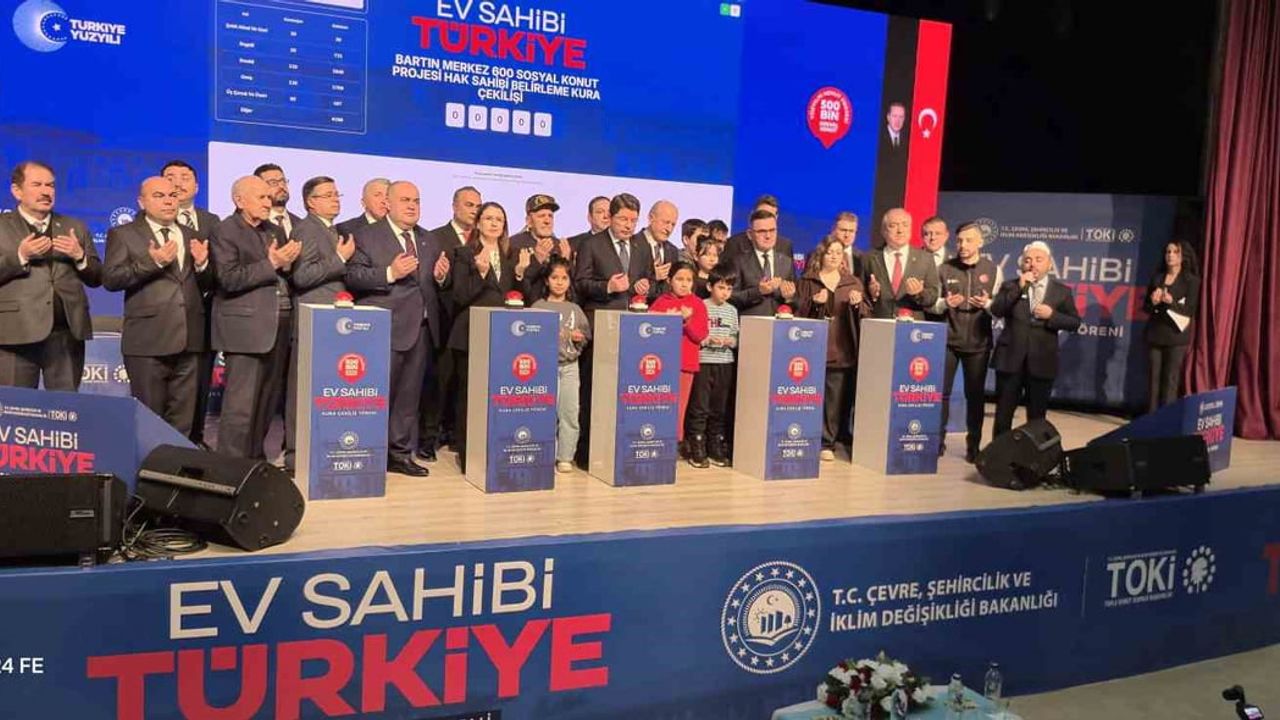 Bartın'da TOKİ Kurası: Adalet Bakanı Yılmaz Tunç'dan Açıklamalar