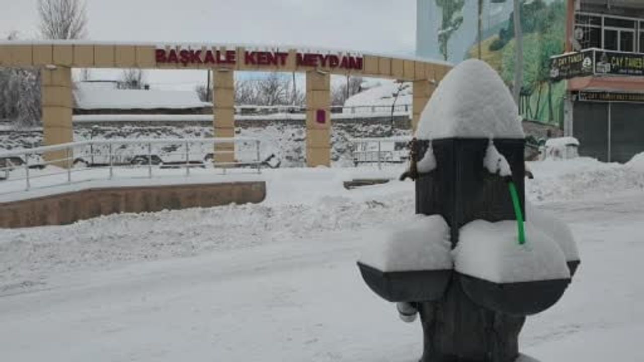 Başkale'de Kar Yağışı Hayatı Olumsuz Etkiledi