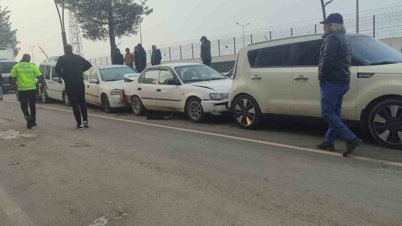 Batman'da 5 Araçlı Zincirleme Kaza