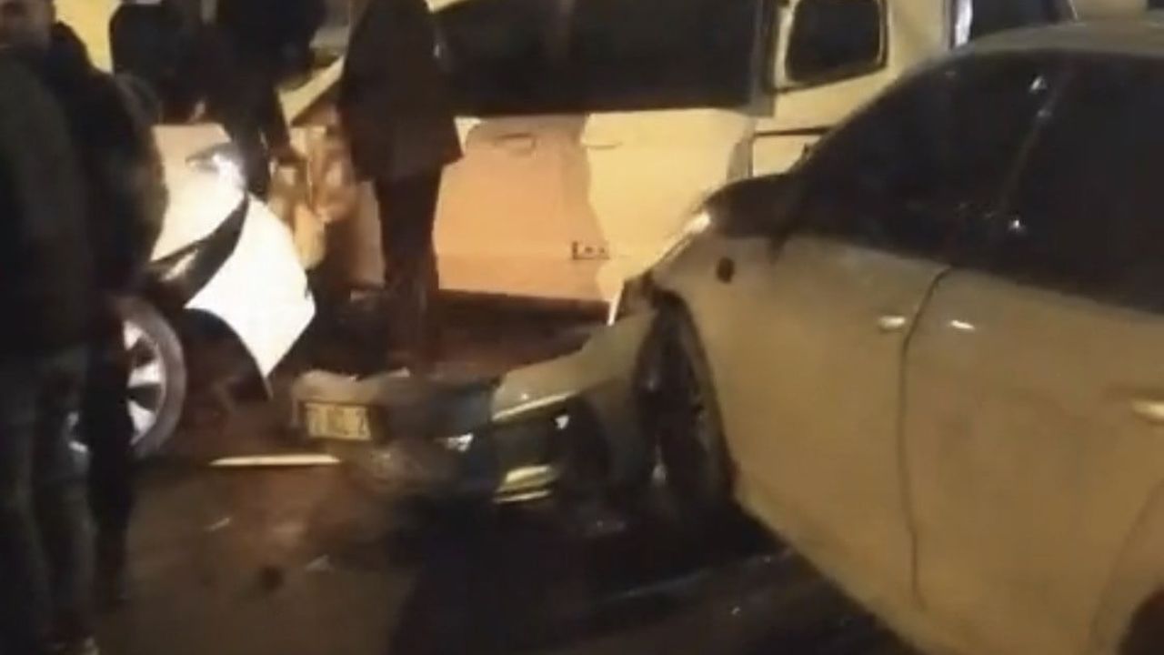 Batman'da Zincirleme Trafik Kazası: 1 Yaralı