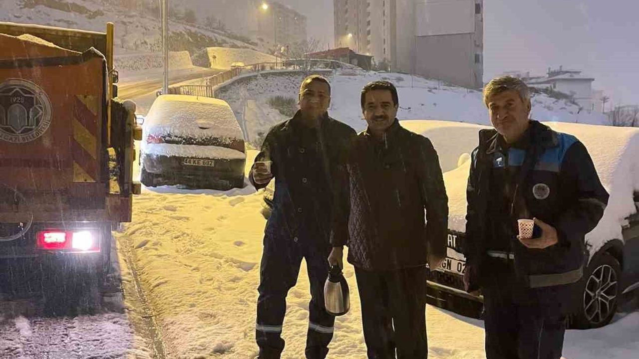 Battalgazi'de Karla Mücadele Seferberliği Başladı