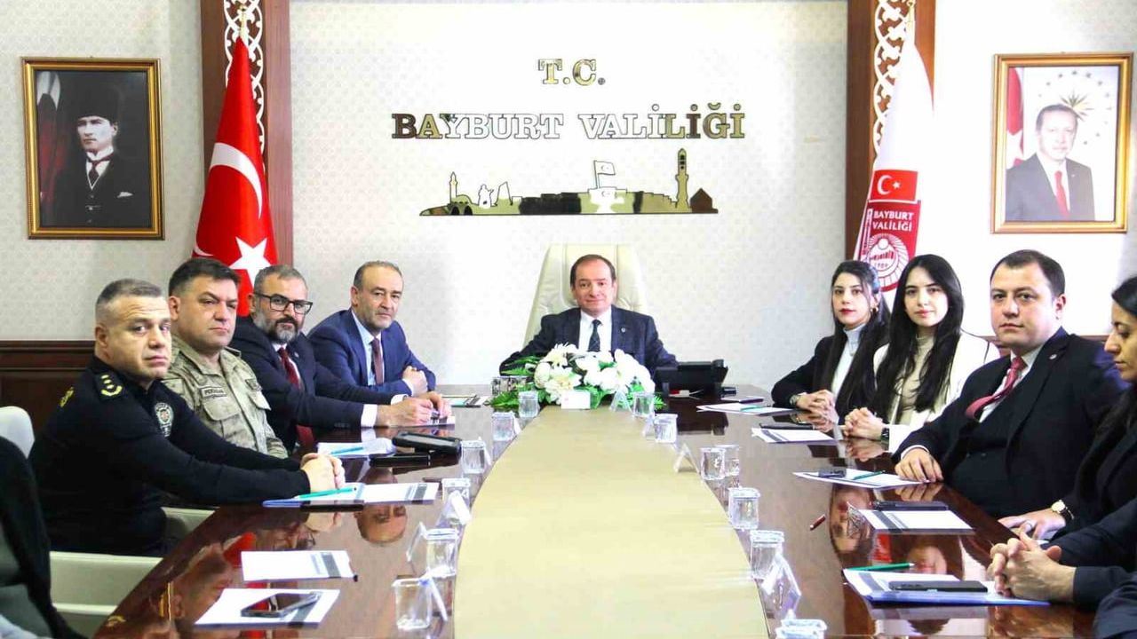 Bayburt'ta Çocukların Korunması İçin Koordinasyon Toplantısı Yapıldı
