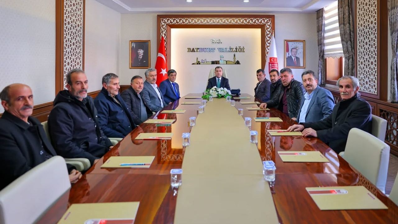 Bayburt'ta Tarımsal Sulama Altyapısı Değerlendirildi