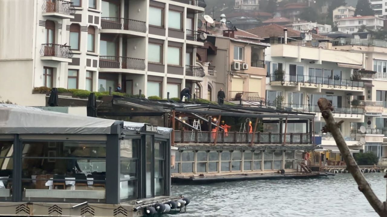 Bebek Otel’de Kaçak Yapıların Yıkımı Başladı