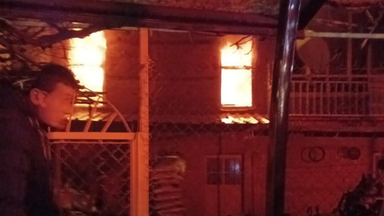 Beyşehir'de Korkutucu Yangın