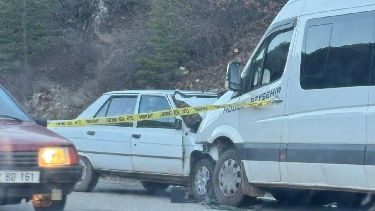Beyşehir'de Trafik Kazası: 1 Ölü, 1 Yaralı