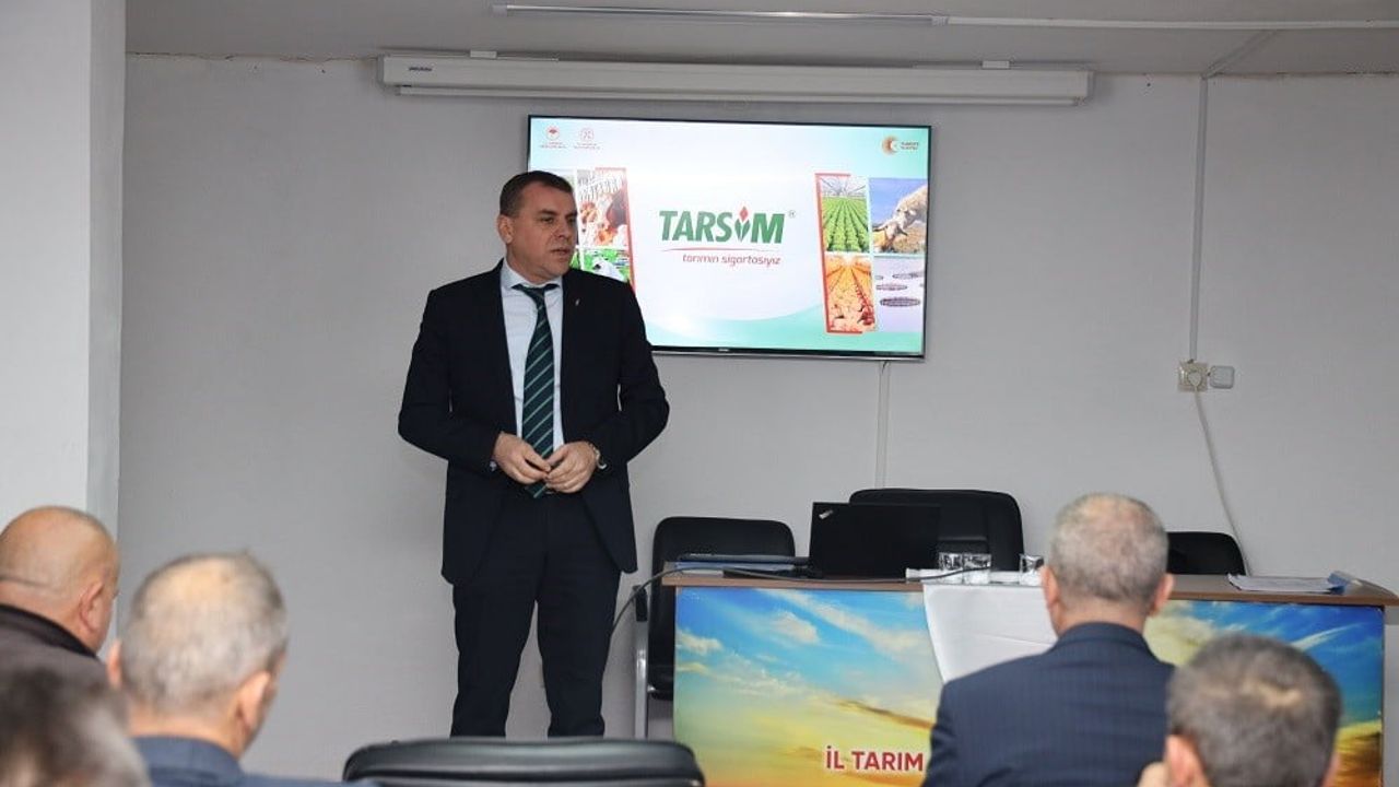 Bilecik'te Çiftçilere TARSİM Bilgilendirmesi Yapıldı