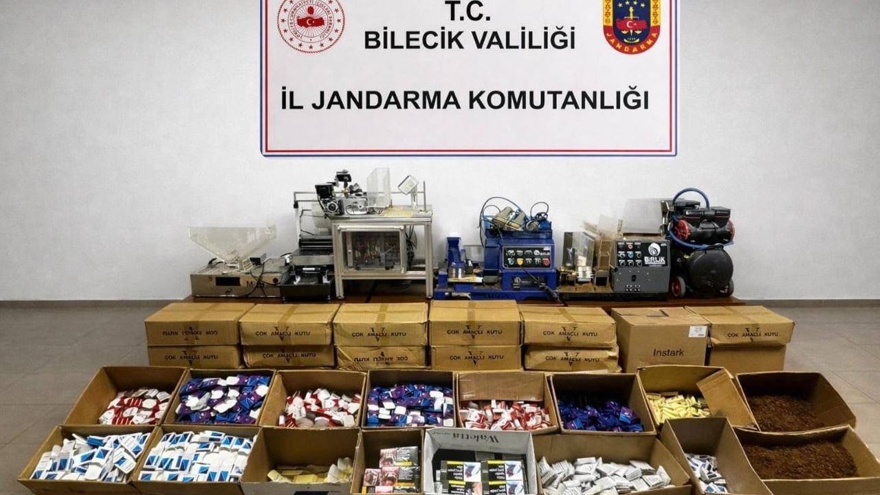 Bilecik'te Jandarma Operasyonu: 126 Bin 840 Makaron Ele Geçirildi