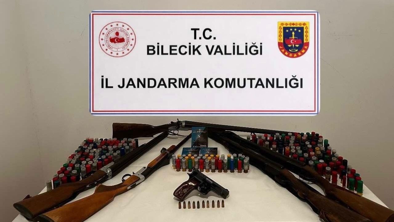 Bilecik'te Silah ve Fişek Operasyonu