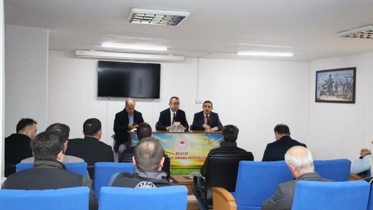 Bilecik'te Tarım ve Hayvancılık Toplantısı Gerçekleştirildi