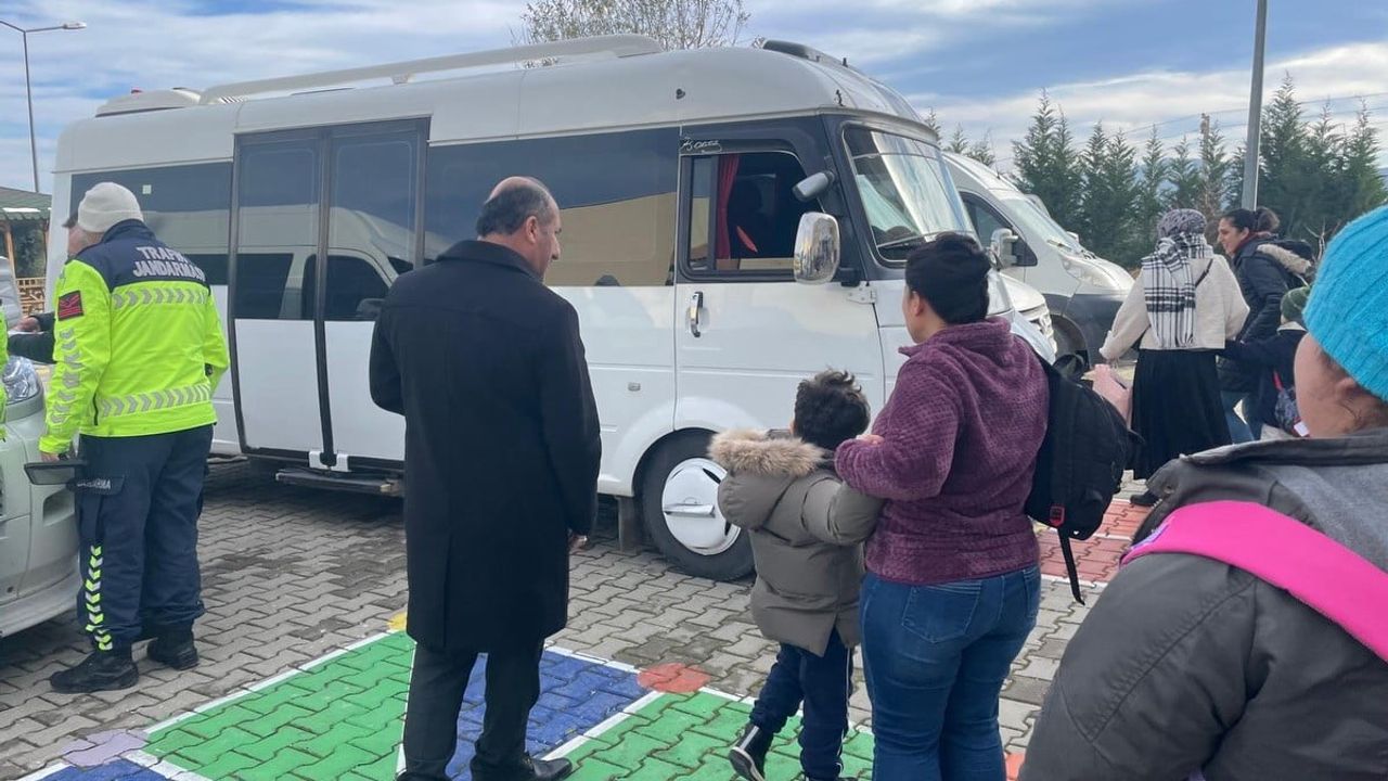 Bilecik'te Taşımalı Eğitim Araçları Denetlendi