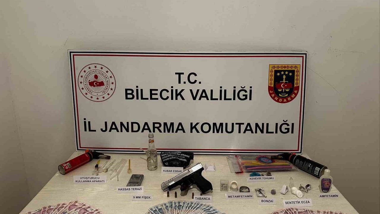 Bilecik’te Uyuşturucu ve Silah Operasyonu